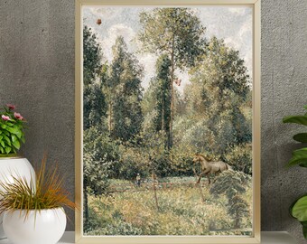 Horse Wall Art, Vintage Horse Print, Printable Wall Art, Farmhouse Wall Art, Digital Wall Art, Printable Vintage Print