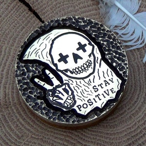 This fidget toy will INSPIRE you! Every day carry, Challenge coin, skull keychain,  pocket anti stress coins, and best gift