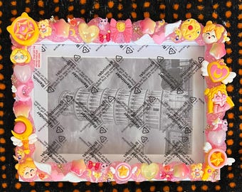 Sailor Moon inspirierter Bilderrahmen | Magisches Mädchen Dekor | Kawaii Anime Rahmen | 13x18cm