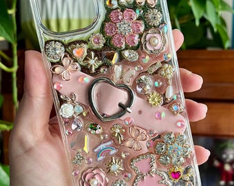 iPhoneアクセサリー Rosemuse charm clear smart phone case Amazon.com: Chain Beads Pendant Hand Strap Hang Phone Charm