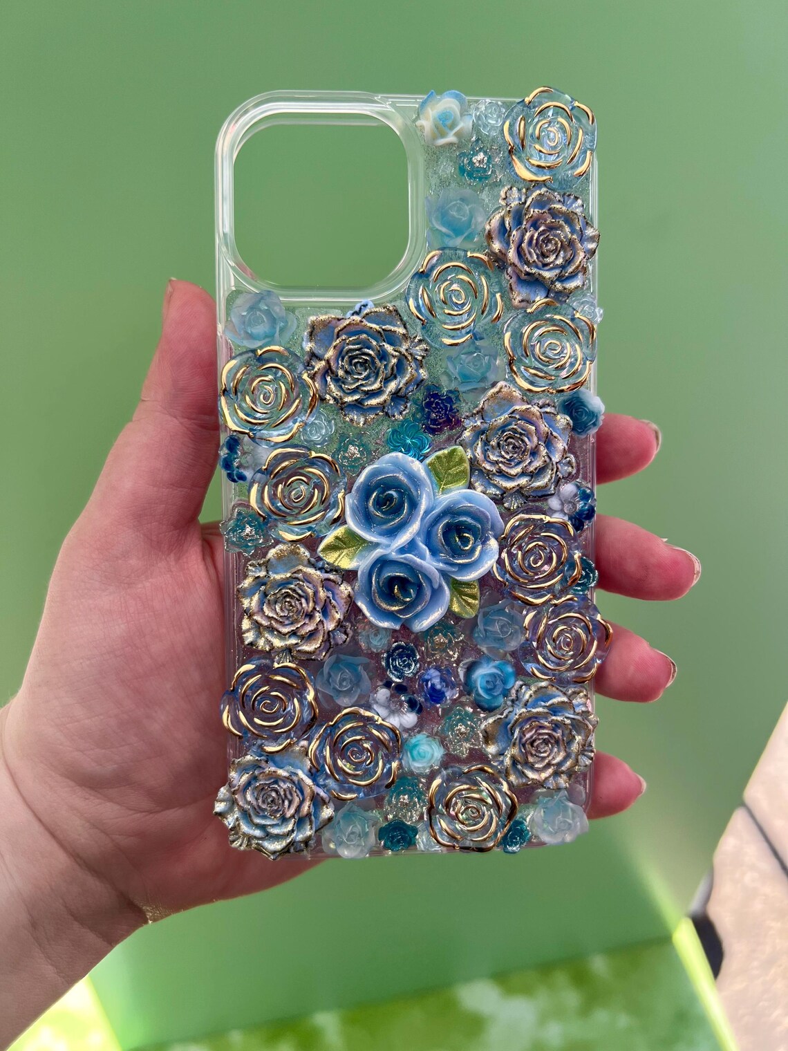 Floral Themed 3D Deco Phone Case - Protective Smartphone Accessory ...