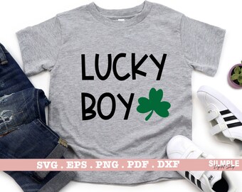 St Patricks Day SVG, Clipart Digital Download for Kids, Lucky Boy png, St Pattys day shirt png, Cricut Cut File, T-shirt Sublimation Design