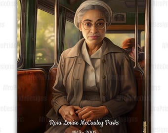 Rosa Parks Jigsaw Puzzle: African American History Gift