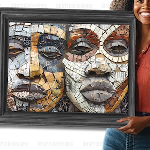 African art, Black art, Picture Puzzle, 1000 piece puzzle, 500 piece puzzles, Black Owned Shops, Puzzles for adults, Home decor, Gift for her, Gift for him, African American, Wall art, Black history,African Tribal Art