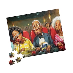 1000 piece puzzle, Black Owned Shops, Puzzles for adults, African American Art, Black Art Puzzles, Retirement Gift, Funny Gag Gift, Unique gift, For Grandma Grandpa, Wall Art, Christmas Kwanzaa, Birthday Anniversary, Gift for Her him