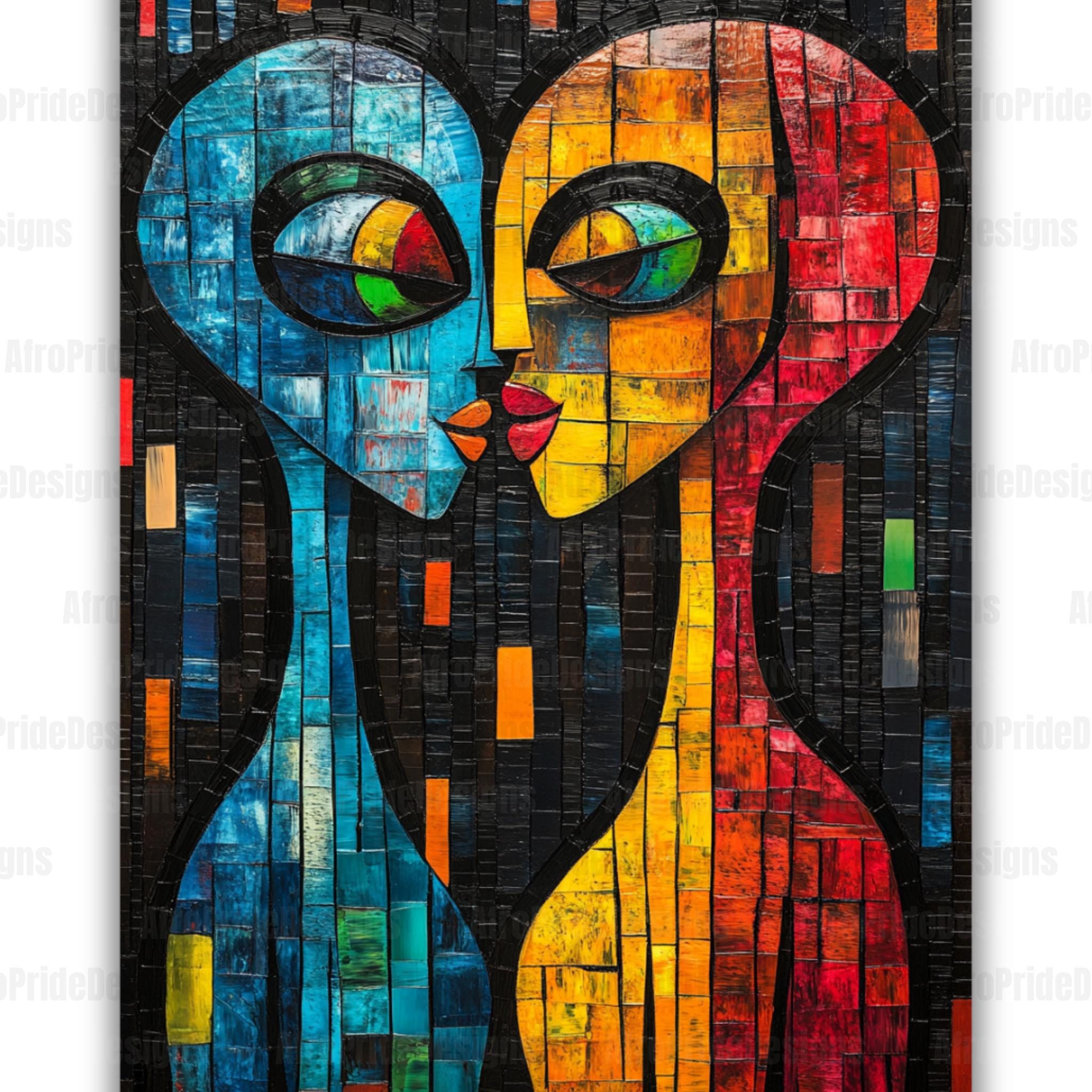 1000 Piece Jigsaw Puzzle - South African Tribal Witch Meditation Art, 20x27 Inches, Fantasy Adult Puzzle - View #2