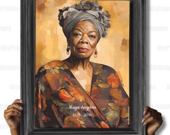 Maya Angelou Jigsaw Puzzle, Black History Gift