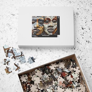 African art, Black art, Picture Puzzle, 1000 piece puzzle, 500 piece puzzles, Black Owned Shops, Puzzles for adults, Home decor, Gift for her, Gift for him, African American, Wall art, Black history,