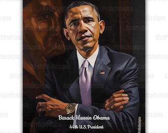 Barack Obama Puzzle, Black History Icon, African American Art