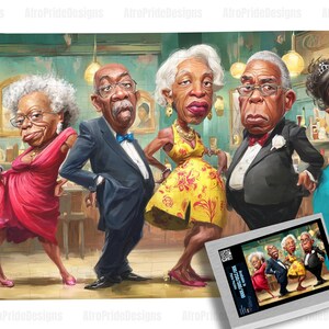 Dancer Lovers, 100/250/500/1000 piece puzzle, Black Owned Shops, Puzzles for adults, African American Art, Black Art Puzzles, Retirement Gift, Funny Gag Gift, Unique gift, For Grandma Grandpa, Wall Art, Christmas Kwanzaa, Birthday Anniversary, Gift for Her him,