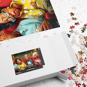 1000 piece puzzle, Black Owned Shops, Puzzles for adults, African American Art, Black Art Puzzles, Retirement Gift, Funny Gag Gift, Unique gift, For Grandma Grandpa, Wall Art, Christmas Kwanzaa, Birthday Anniversary, Gift for Her him