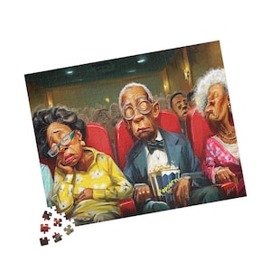 1000 piece puzzle, Black Owned Shops, Puzzles for adults, African American Art, Black Art Puzzles, Retirement Gift, Funny Gag Gift, Unique gift, For Grandma Grandpa, Wall Art, Christmas Kwanzaa, Birthday Anniversary, Gift for Her him