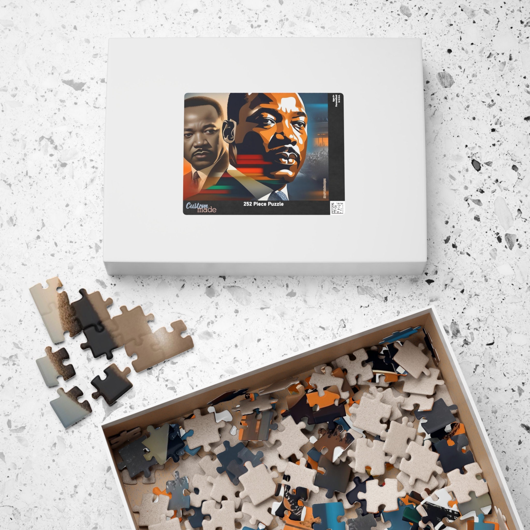 Martin Luther King Art Black History Jigsaw Puzzle 110, 252 and 520