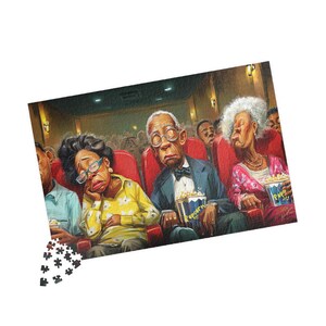 1000 piece puzzle, Black Owned Shops, Puzzles for adults, African American Art, Black Art Puzzles, Retirement Gift, Funny Gag Gift, Unique gift, For Grandma Grandpa, Wall Art, Christmas Kwanzaa, Birthday Anniversary, Gift for Her him