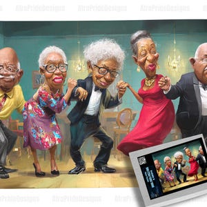 Dancer Lovers, 100/250/500/1000 piece puzzle, Black Owned Shops, Puzzles for adults, African American Art, Black Art Puzzles, Retirement Gift, Funny Gag Gift, Unique gift, For Grandma Grandpa, Wall Art, Christmas Kwanzaa, Birthday Anniversary, Gift for Her him,