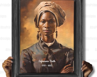 Sojourner Truth Jigsaw Puzzle: Black History Gift, African American Art