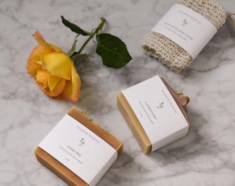 Handmade Goat Milk Soap Gift Set: Natural Spa Self Care