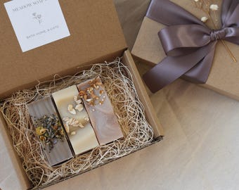 Fall Handmade Goat Milk Soap Gift Set: Natural Autumn Skincare