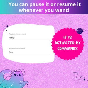 Countdown timer, pause or resume