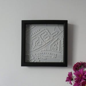 Impression de carte personnalisée pour papa | Carte 3D personnalisée de n'importe quel endroit | Cadeau de Noël unique pour papa, cadeau de lieu spécial pour lui, cadeau d'anniversaire