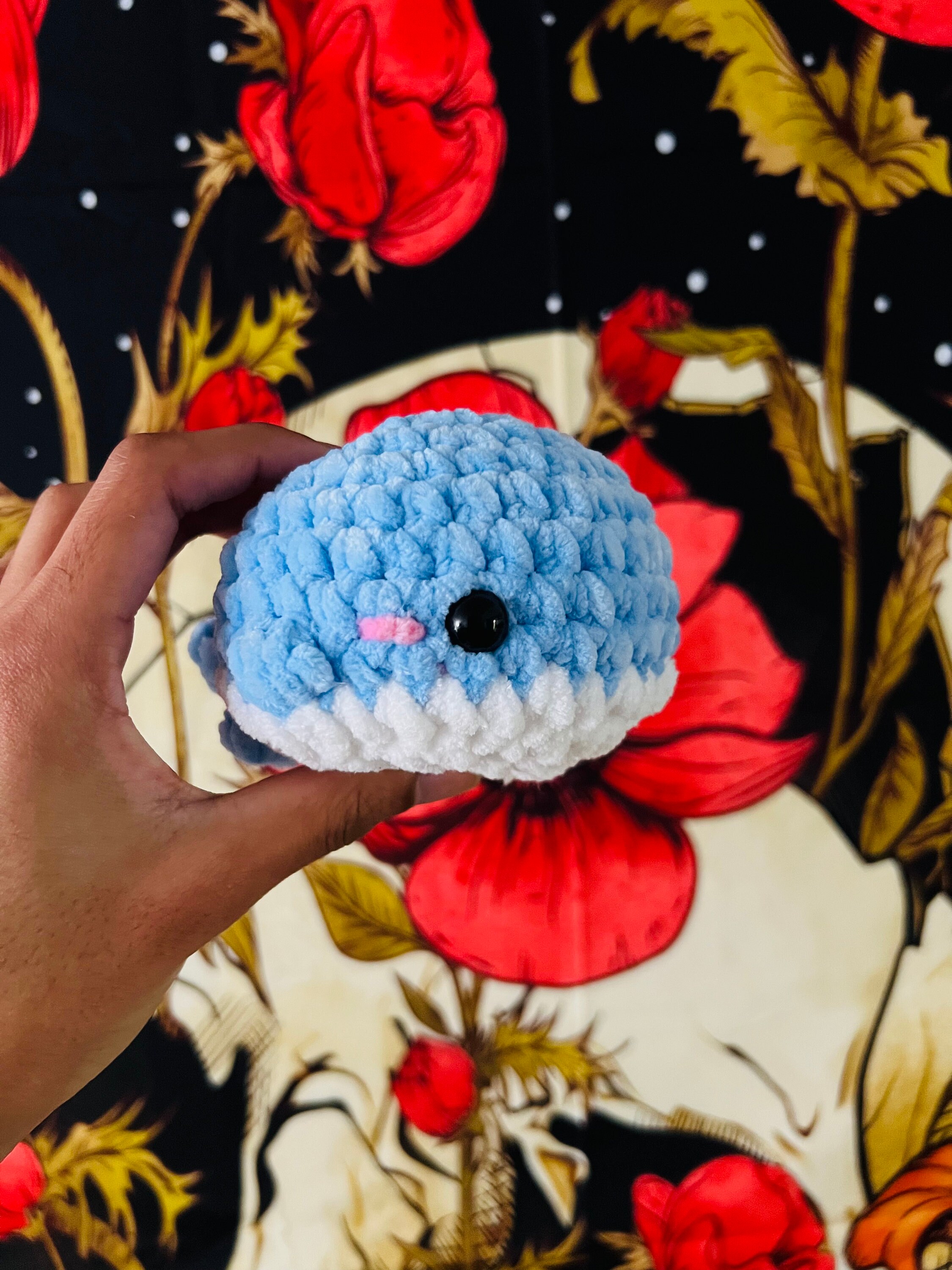 Crochet Whale Plush Etsy