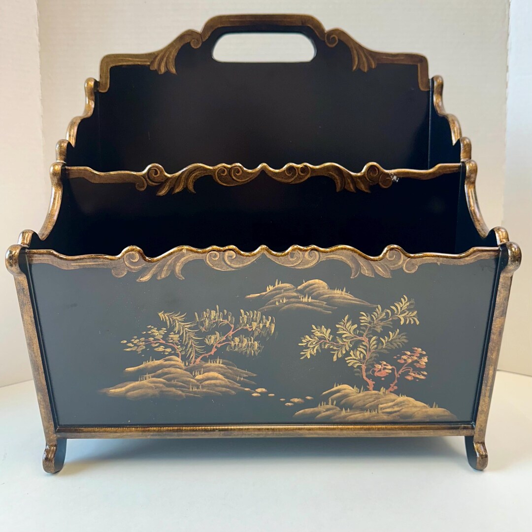 Scully & Scully Decorative Magazine Holder - Etsy