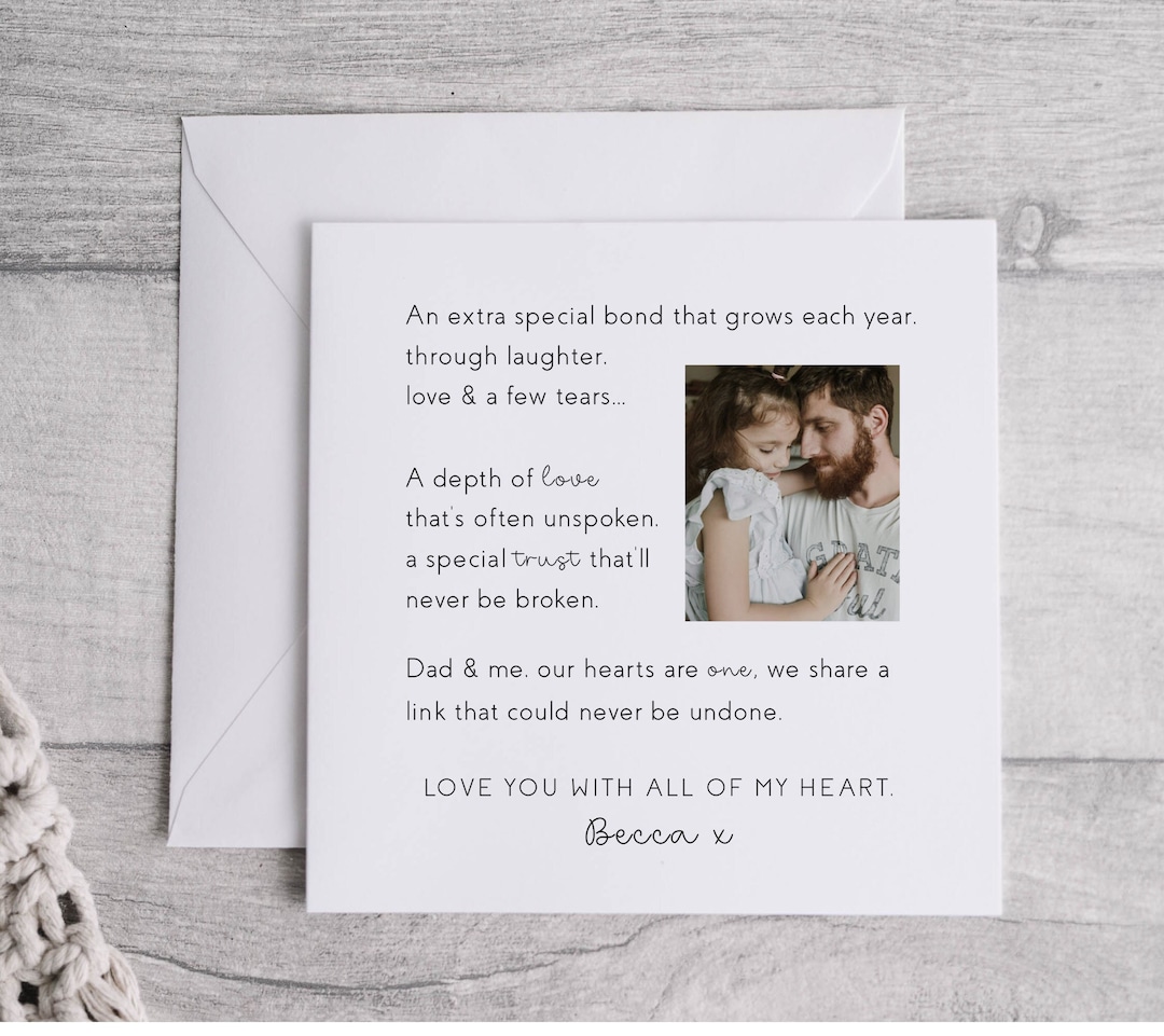 Fathers Day Card From Daughter, Fathers Day Poem, Fathers Day Cards ...