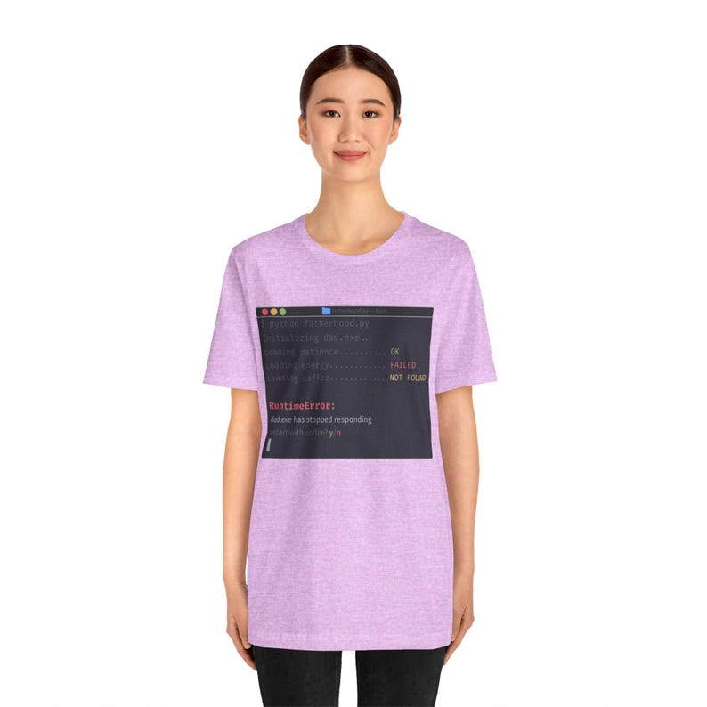 Camiseta "One Dark Pro Developer Dad" - Humor divertido de programadores con el tema "RuntimeError" imagen 9