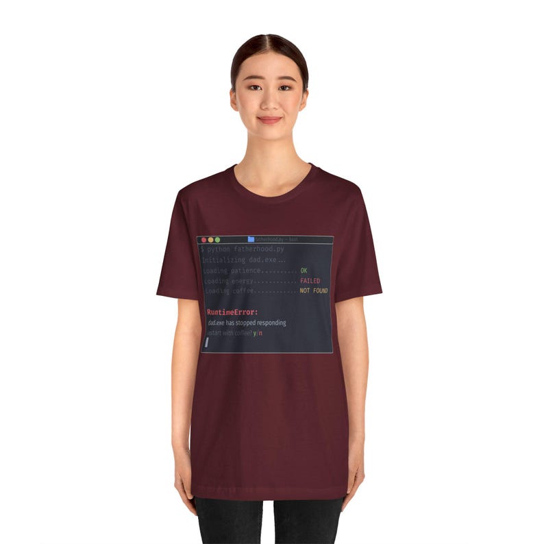 Camiseta "One Dark Pro Developer Dad" - Humor divertido de programadores con el tema "RuntimeError" imagen 12
