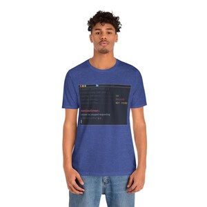 Camiseta "One Dark Pro Developer Dad" - Humor divertido de programadores con el tema "RuntimeError" imagen 7