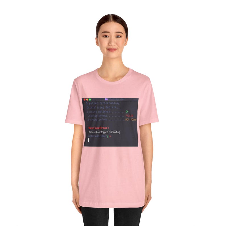 Dracula Theme Developer Dad T-Shirt - RuntimeError Funny Programmer Humor image 10