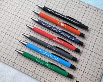 Gepersonaliseerde gegraveerde pen, relatiegeschenk, huwelijksbedankje