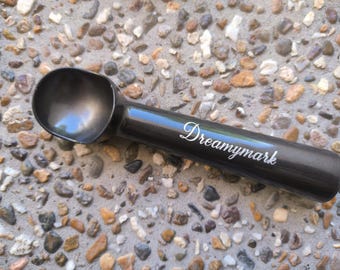 Laser Engraved Aluminum Alloy Ice Cream Scooper for your friend and lovers