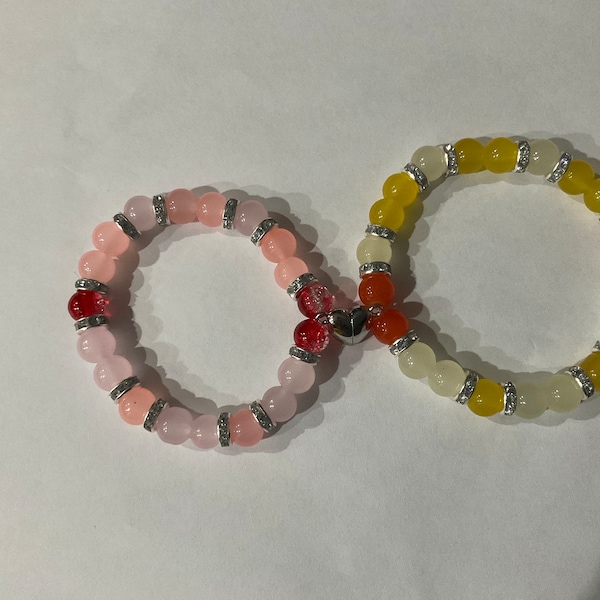 matching Strawberry Shortcake and Orange Blossom bracelets