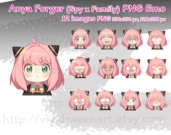 Emoticones de Anya Forger (Espía x Familia)