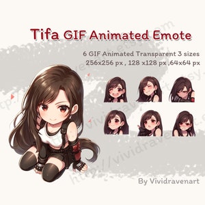 Emotes GIF Tifa