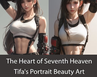 Das Herz des siebten Himmels: Tifas Portrait Beauty Art