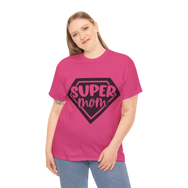 Super Mom Shirt, Muttertagsgeschenk, Geburtstagsgeschenk, Geschenk für Mutter oder werdende Mutter