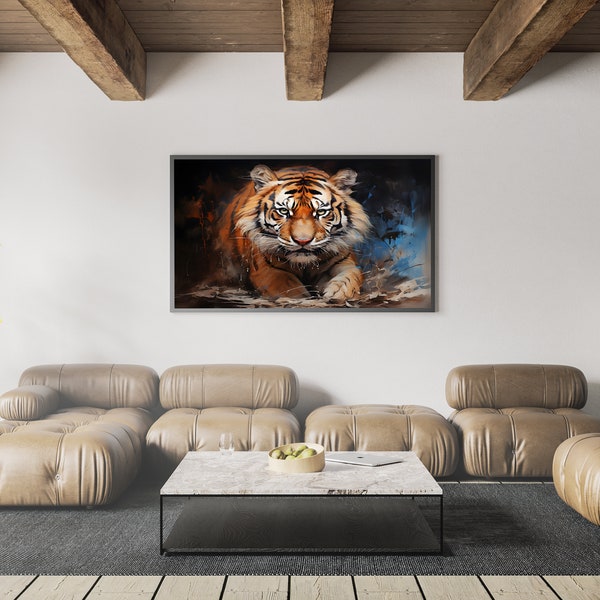 Tier Poster Tiger, Wildtiere, Dekoration, Poster, Kunstdruck, Printdatei