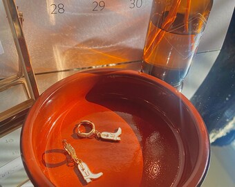 ゴールドフィルドカラーカウボーイブーツCZハギーズ | ホワイトカウボーイブーツイヤリング | ブラックカウボーイブーツイヤリング | ピンクカウボーイブーツイヤリング | ウエスタン