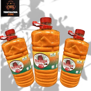 4 litre Palm Oil- Red palm oil- African Palm Oil- Organic Palm Oil- Epo pupa- cooking with palm oil- Fresh Unrefined Red Palm Oil-