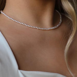 Pearl Choker Necklace | 14K Gold Jewelry | Hypoallergenic