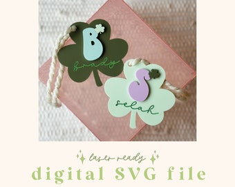 SVG St. Patty's Day Tag File | St. Patrick's Day Digital File | St. Patrick's Day Cut File | St. Patty's Day SVG | St Patty's Day Basket Tag