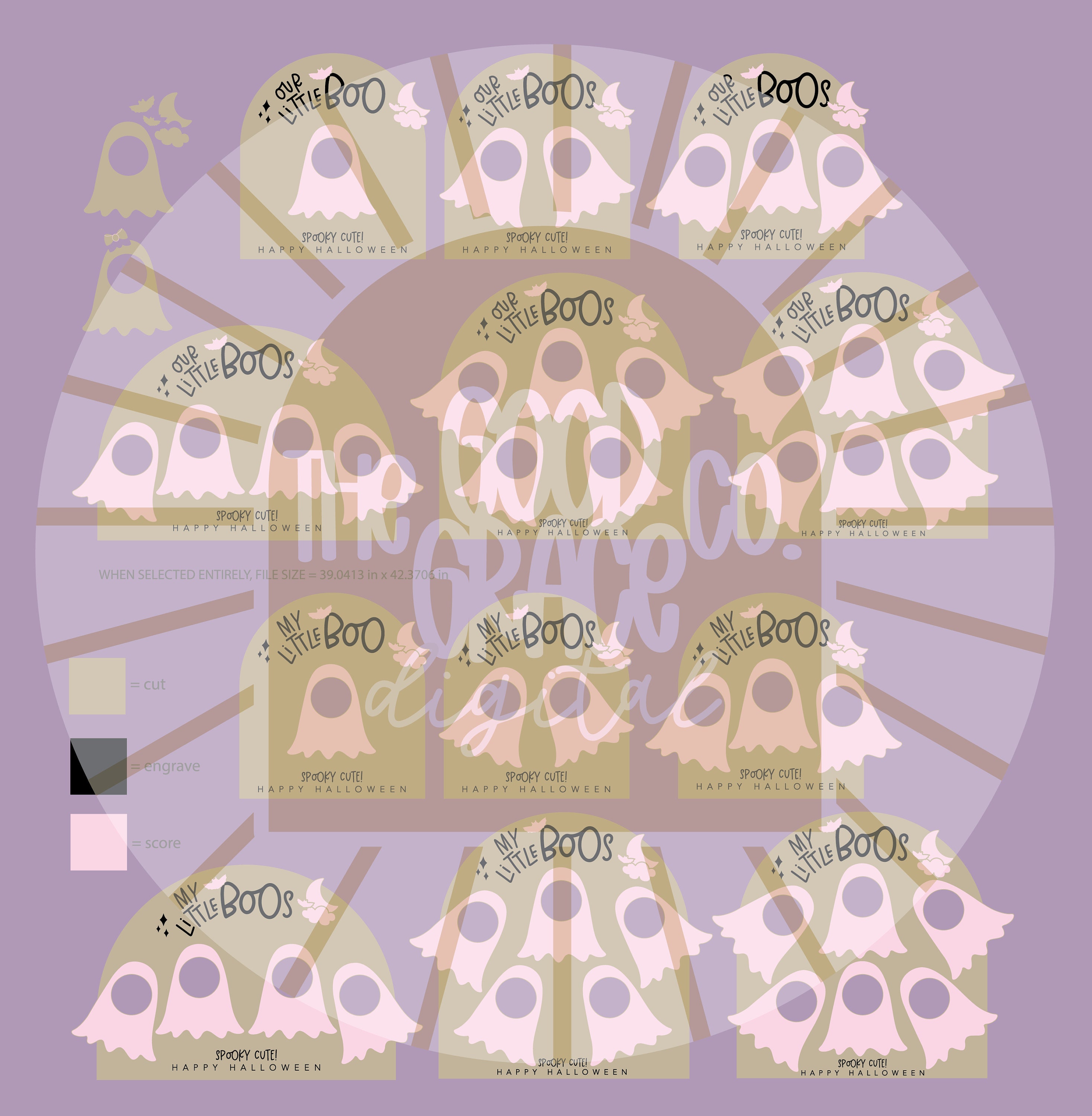 SVG Halloween Ghost Photo Arch File | Halloween Digital File | Ghost ...