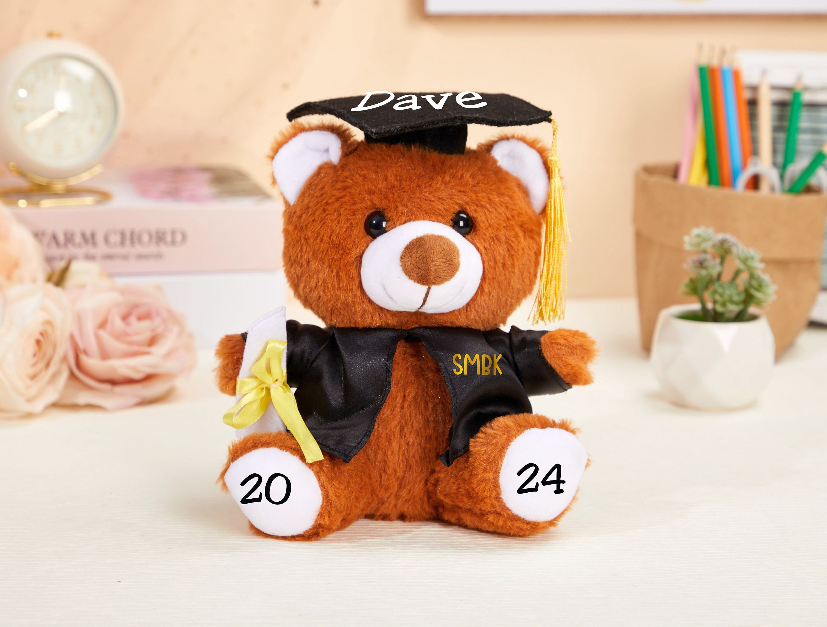 Personalized Graduation Teddy Bear 2024 Kindergarten Grad Teddy Bear