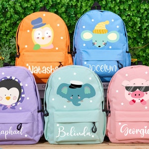 Personalized Mini Backpack Toddler Backpack School Backpack Kids Backpack With Name Kids Gift Child Birthday Gift Back To School Gift zdjęcie 1