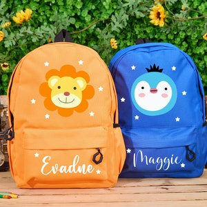 Personalized Mini Backpack Toddler Backpack School Backpack Kids Backpack With Name Kids Gift Child Birthday Gift Back To School Gift zdjęcie 6