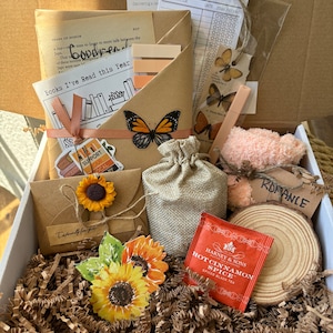 Blind Date with a Book Box for Book Lover Mystery Box for Book Lover Gift Personalized Book Gift for Her Bookworm Gift