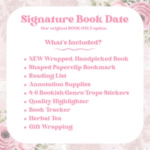 Mystery box for women curated as blind date with a book box and book bundle gift set, featuring blind book box wrapping, book accessories book lover aesthetic, bookish bundles layout, and date night with a book theme for meaningful book lover gifts.