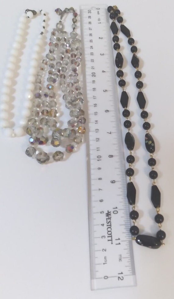 Vintage Glass Beaded Necklaces Jewelry Lot 8 Neck… - image 8